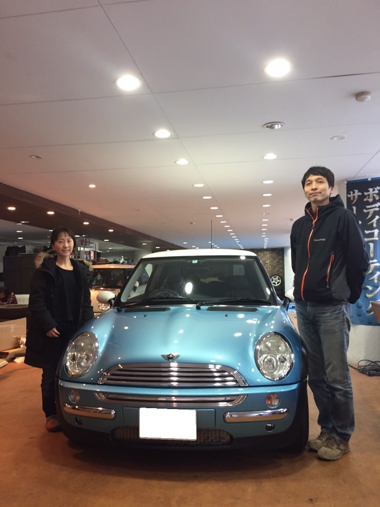 キレイなスカイブルーに一目惚れ ﾐﾆｸｰﾊﾟｰ 茨城県つくば市bmw Mini専門店 Jfolks